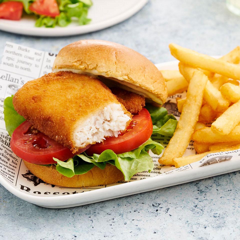 Captain's Catch® Crunchy Crumbed MSC Alaskan Pollock 110g, Prepared