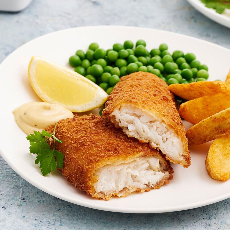 Captain's Catch® Crunchy Crumbed MSC Alaskan Pollock 140g, Prepared