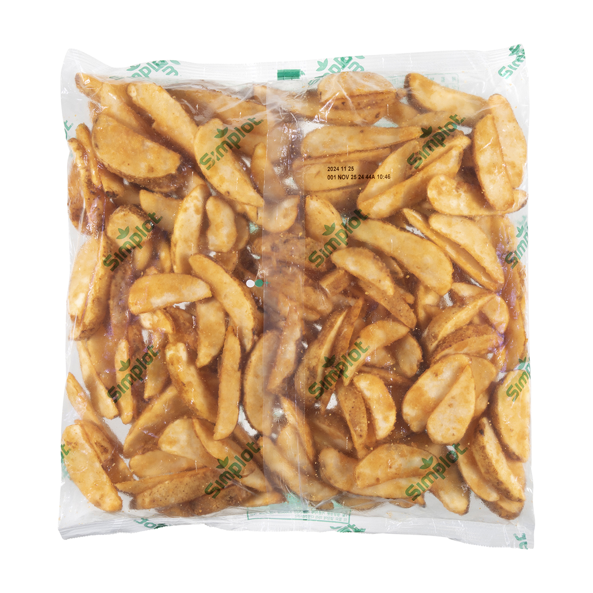 Simplot Megacrunch® Fries 반죽을 입힌 웨지 감자 (skin on), Front Innerpack
