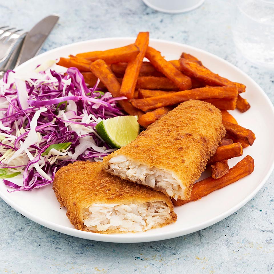 Captain's Catch® Crunchy Crumbed MSC Whiting 110g, Prepared