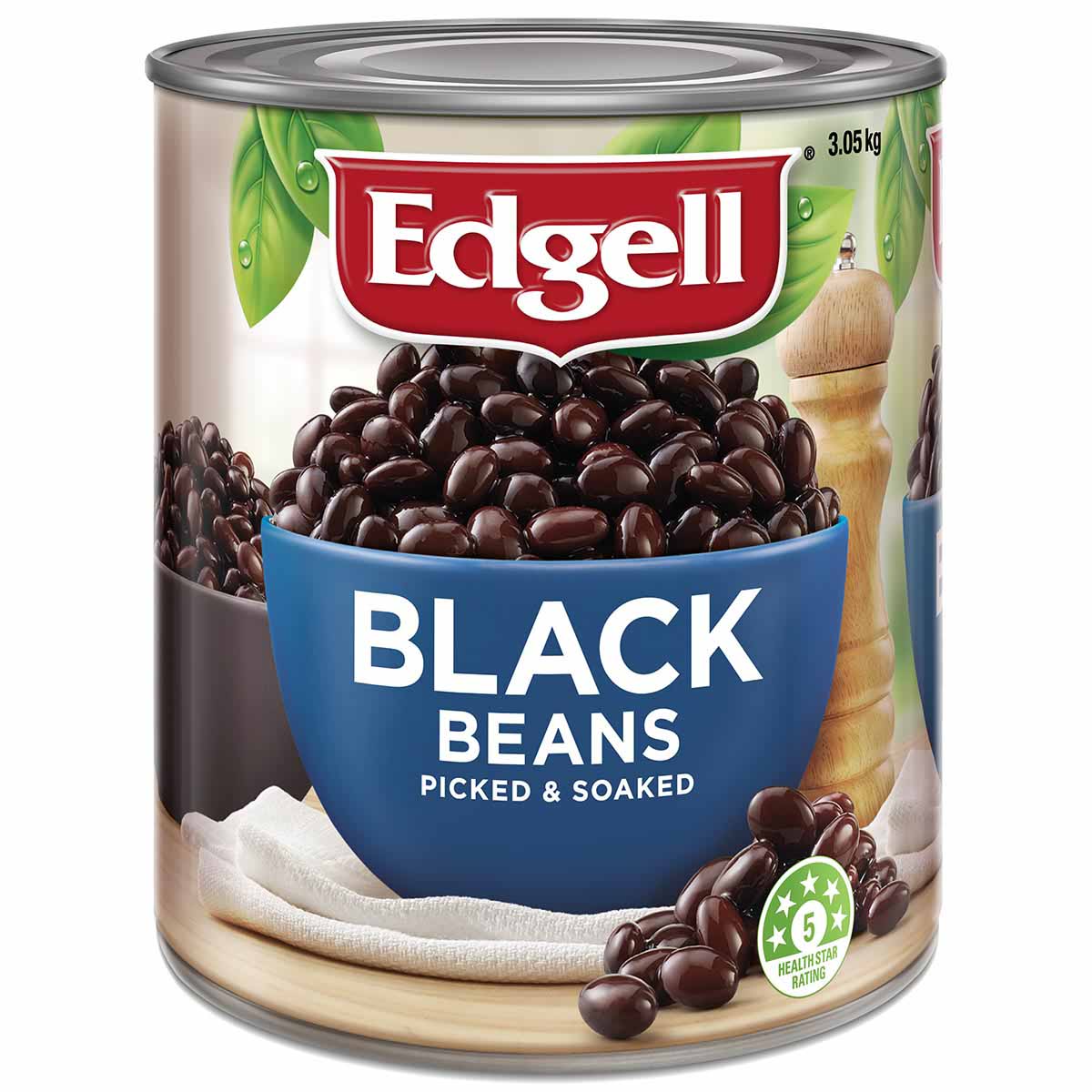 Edgell® Black Beans, Front Innerpack
