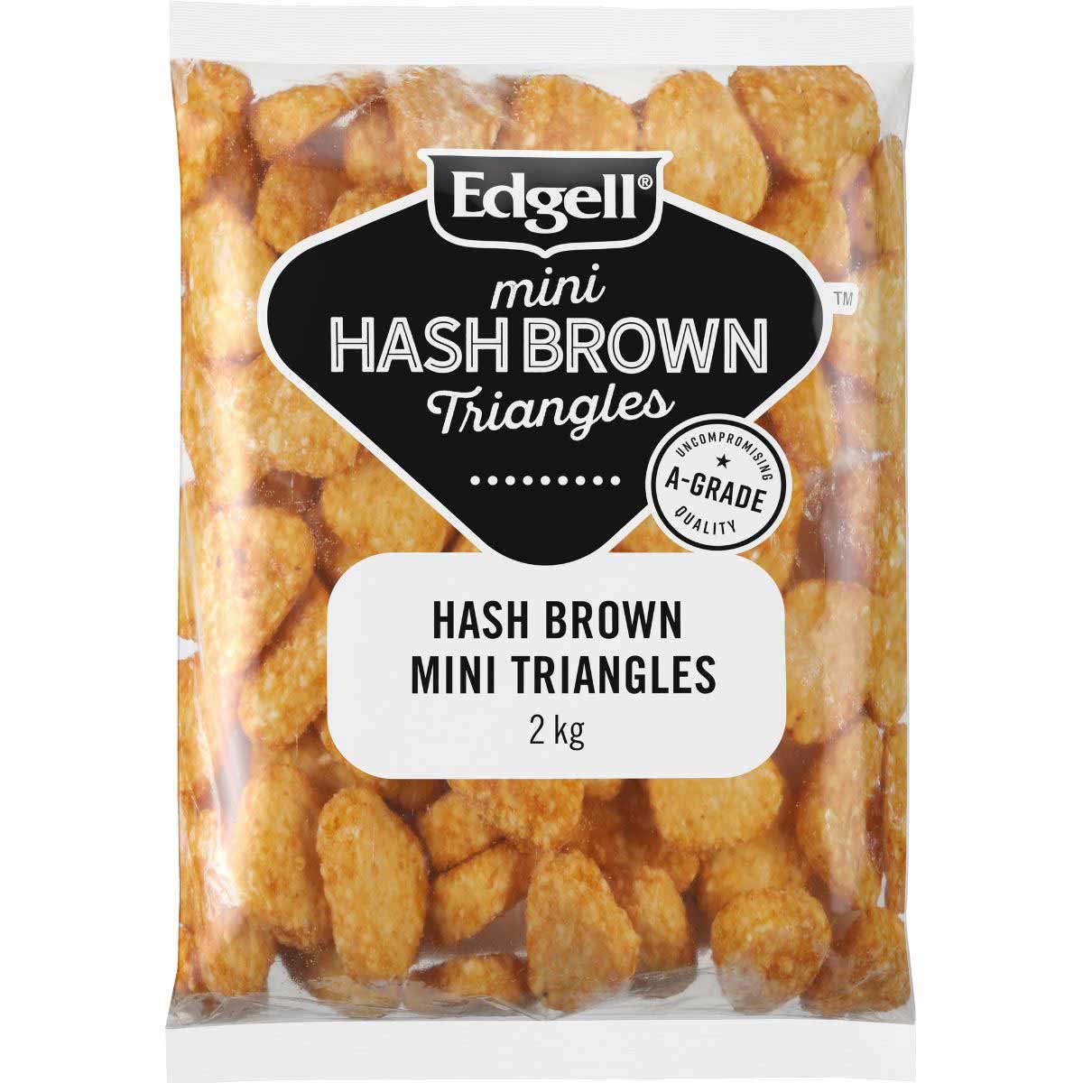 Edgell® Edgell Hash Brown Mini Triangles, Front Innerpack Edgell® Edgell Hash Brown Mini Triangles, Front Innerpack