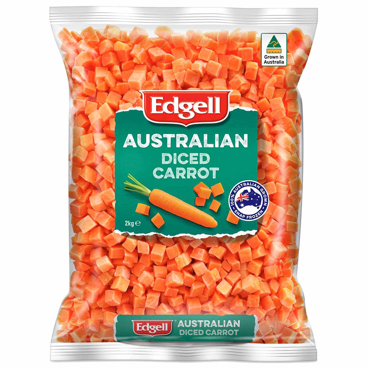 Edgell® Diced Carrots, Front Innerpack