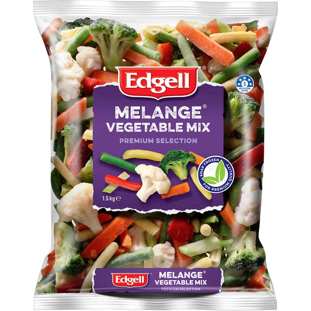 Edgell® Melange® Vegetable Mix, Front Innerpack