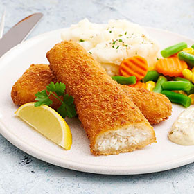 Captain's Catch® Crispy Crumbed MSC Alaskan Pollock 84g, Prepared