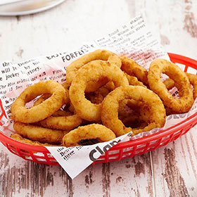 Chiko® Crumbed Onion Rings, Prepared