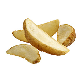 Simplot Skincredibles Potatoes 10컷 랜치 웨지 (skin on), Prepared