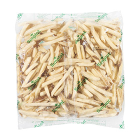 Simplot Ultra Clear Potatoes 투명 코팅 스트레이트컷 감자튀김 (skin on), Back Innerpack