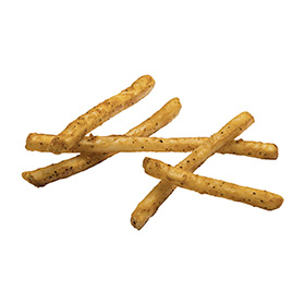 Simplot SeasonedCRISP Fries 고메 케이준 프라이, Prepared