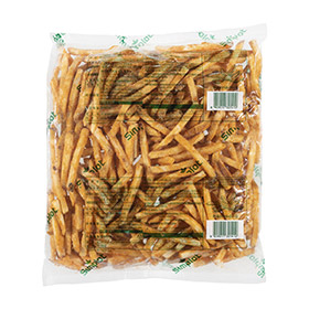 Simplot SeasonedCRISP Fries 세이보리 스트레이트컷 감자튀김, Front Innerpack