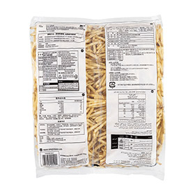 Simplot Megacrunch® Fries 반죽을 입힌 줄리엔컷 감자튀김 (skin on), Back Innerpack