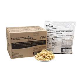 Simplot Megacrunch® Fries 반죽을 입힌 줄리엔컷 감자튀김 (skin on), 스타일 적용