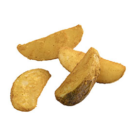 Simplot SeasonedCRISP Fries Gajo corte 10 con cobertura sazonada, con cáscara, Listo