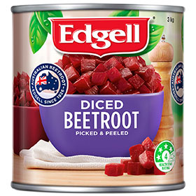 Edgell® Diced Beetroot, Front Innerpack