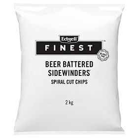 Edgell® SIDEWINDERS® Chips with BENT ARM ALE™ beer batter, Skin On, Front Innerpack