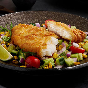 I&J® Crispy Battered MSC Australian Hoki Fillets 140g, Prepared