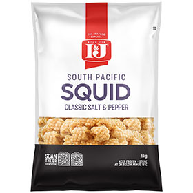 I&J® Classic Salt and Pepper Squid, Front Innerpack