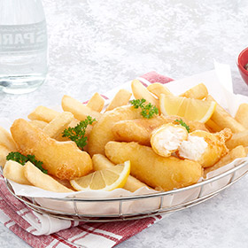 I&J® Battered Australian Hoki Bites, Prepared