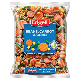 Edgell® Beans, Carrot & Corn Mix, Front Innerpack