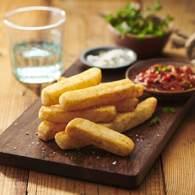 Edgell® Beer Battered 18mm x 18mm Bad Boys® Chips, Prepared